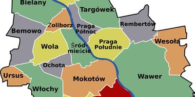 Mapa Europy štvrtí 
